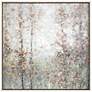 Softly Tinted Woods 41" Square Giclee On Canvas Wall Art in scene