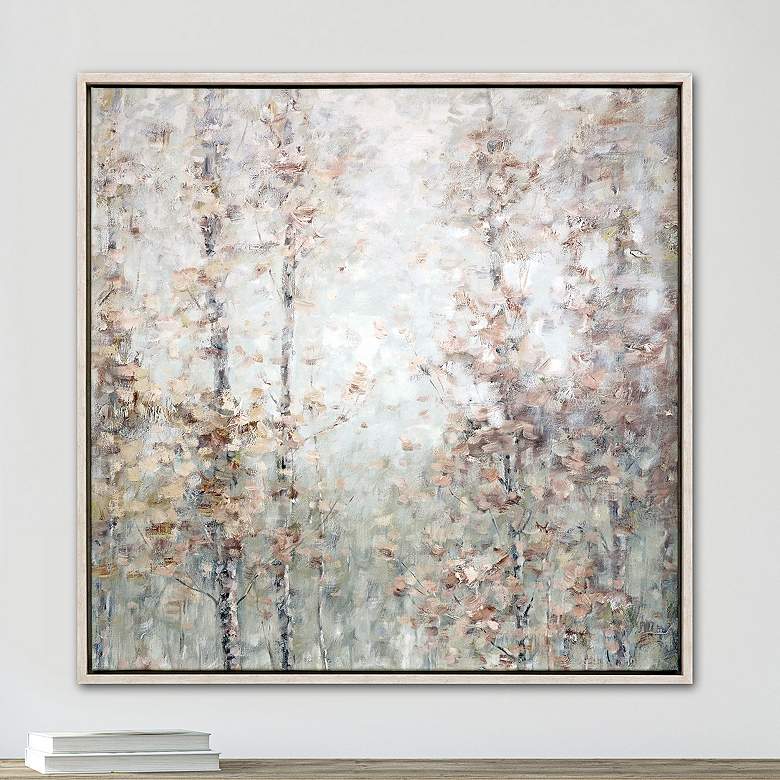Image 2 Softly Tinted Woods 41 inch Square Giclee On Canvas Wall Art
