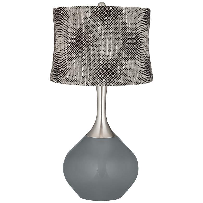 Image 1 Software Black Pixels Shade Spencer Table Lamp