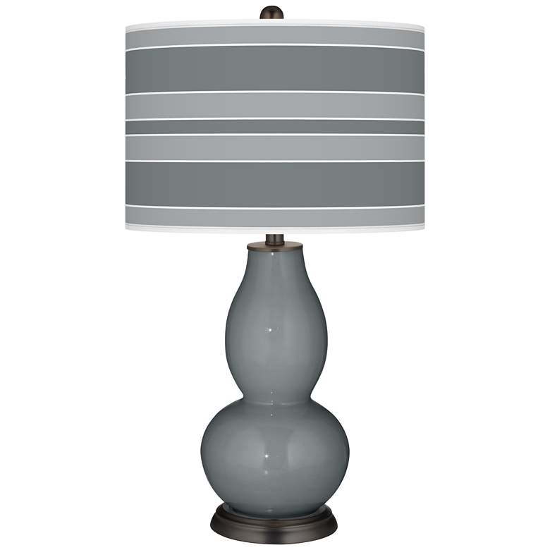 Image 1 Software Bold Stripe Double Gourd Table Lamp