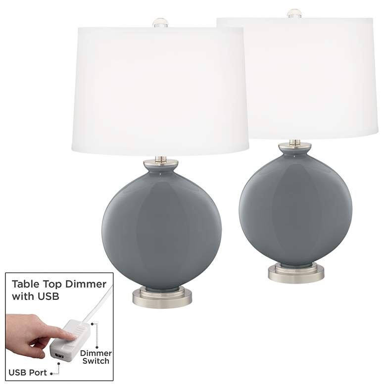 Image 1 Software Carrie Table Lamp Set of 2 with Dimmers