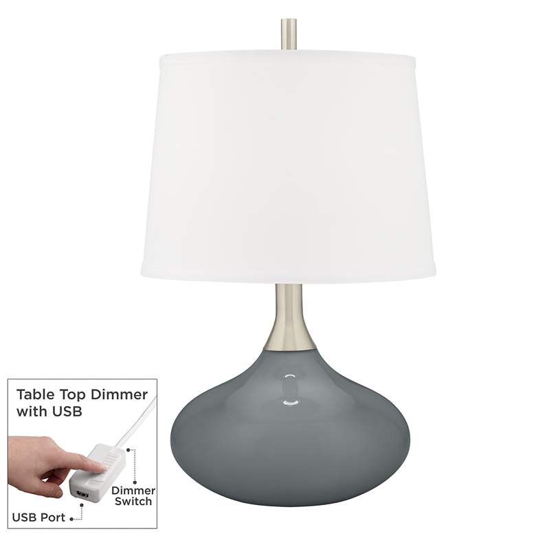 Image 1 Software Felix Modern Table Lamp with Table Top Dimmer