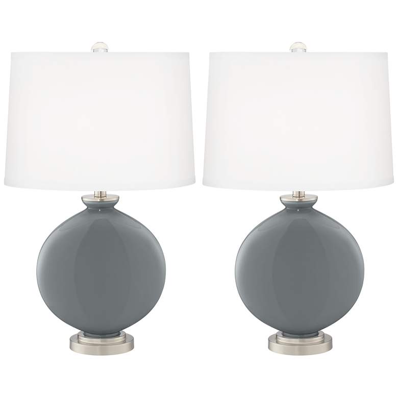 Image 2 Software Gray Carrie Table Lamps Set of 2