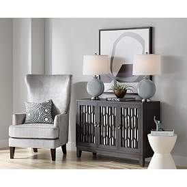Image5 of Software Gray Carrie Table Lamps Set of 2 more views
