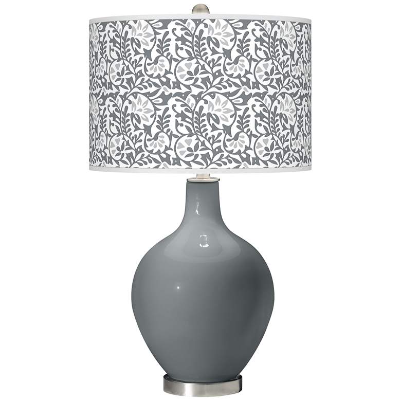 Image 1 Software Gray Gardenia Ovo Table Lamp