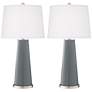 Software Gray Leo Table Lamps - Set of 2