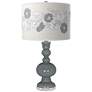 Software Gray Rose Bouquet Apothecary Table Lamp