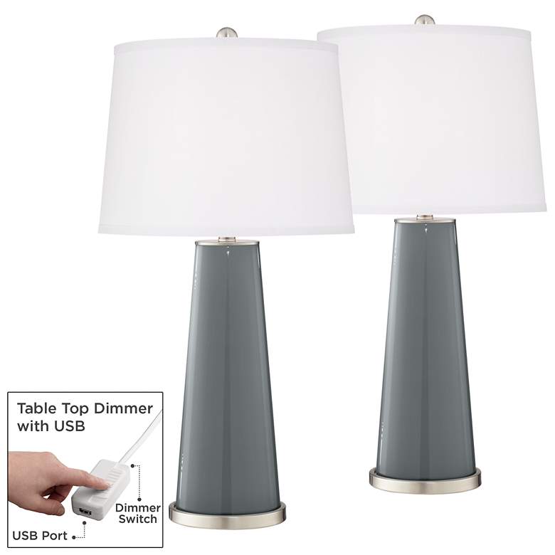 Image 1 Software Leo Table Lamp Set of 2 with Dimmers