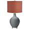 Software Orange and Taupe Shade Ovo Table Lamp