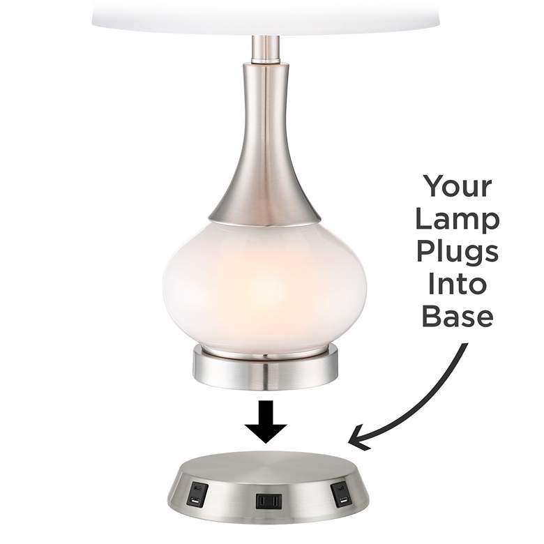 Image 2 Software Ovo Table Lamp with USB Workstation Base more views