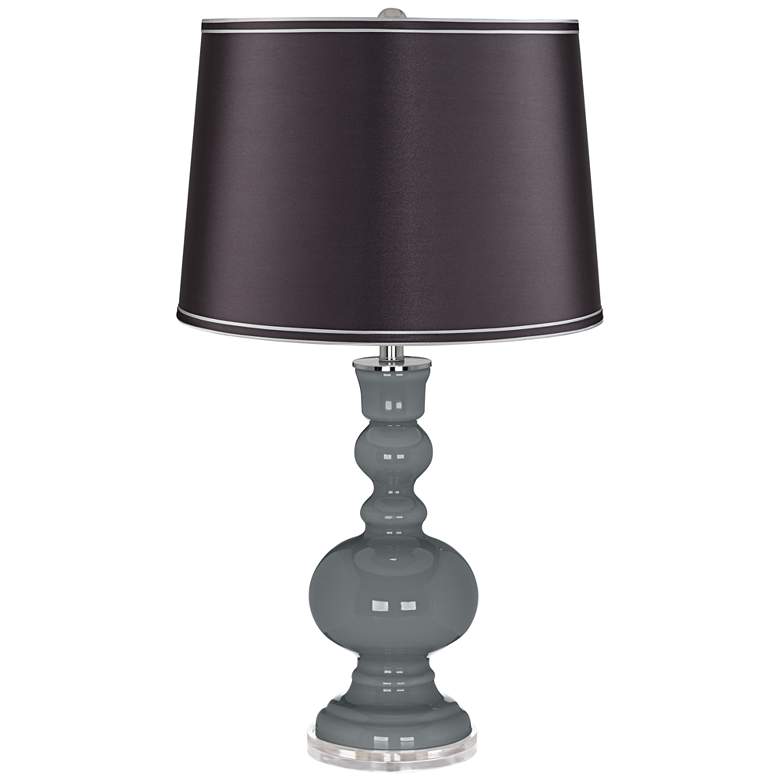 Image 1 Software Satin Graphite Shade Apothecary Table Lamp