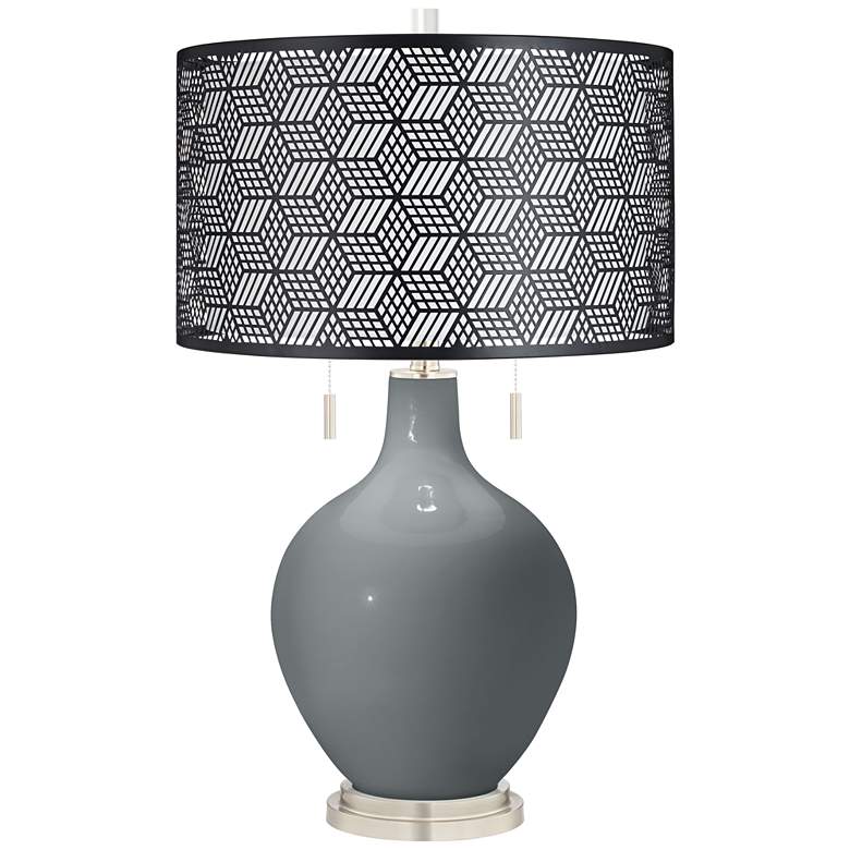 Image 1 Software Toby Table Lamp With Black Metal Shade