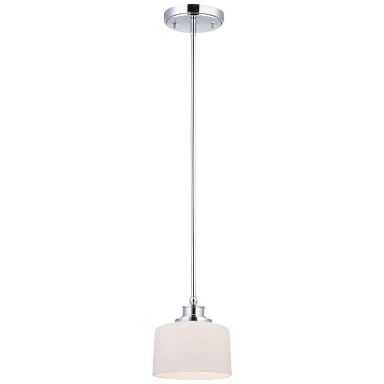 Image 1 Soho; 1 Light; Mini Pendant with Satin White Glass
