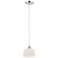 Soho; 1 Light; Mini Pendant with Satin White Glass