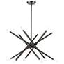 2_Soho 12 Light Black Chrome Chandelier