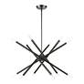 Thumbnail3 of Soho 12 Light Black Chrome Chandelier more views