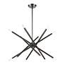 5_Soho 12 Light Black Chrome Chandelier more views