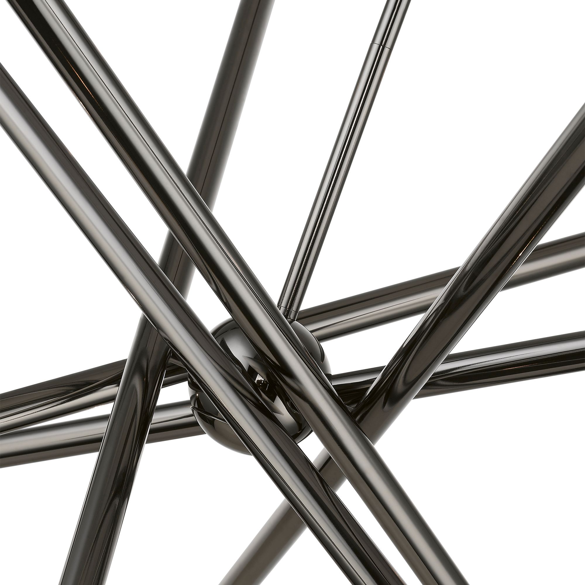 Soho 12 Light Black Chrome Chandelier