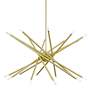7_Soho 20 Light Satin Brass Large Chandelier more views