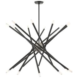 Soho 20 Light Scandinavian Gray Chandelier