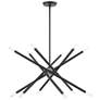 2_Soho 27 1/2" Wide Scandinavian Gray 12-Light Chandelier
