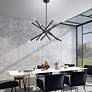 Soho 27 1/2" Wide Scandinavian Gray 12-Light Chandelier