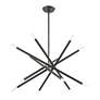 6_Soho 27 1/2" Wide Scandinavian Gray 12-Light Chandelier more views