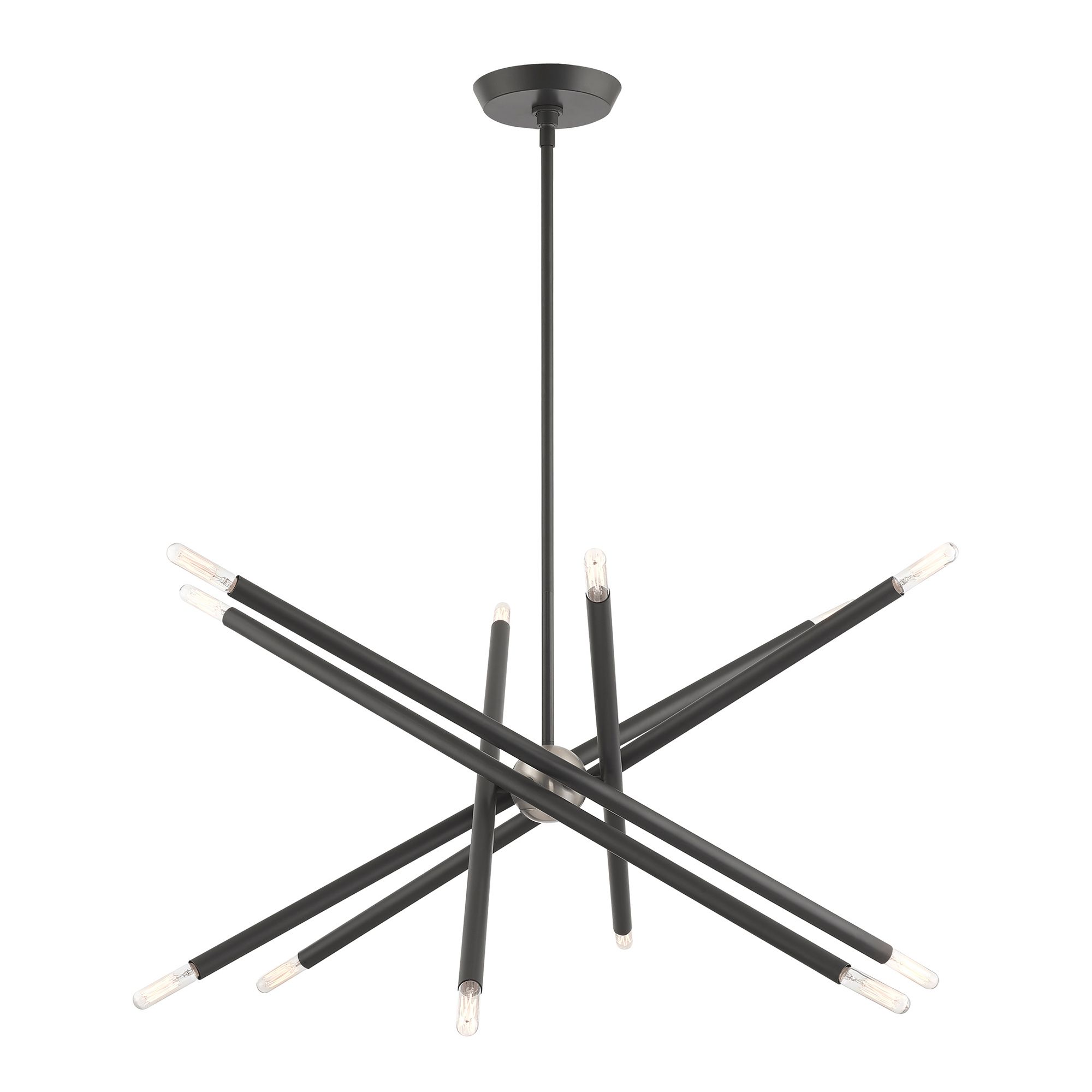 Soho 27 1/2" Wide Scandinavian Gray 12-Light Chandelier