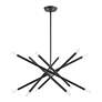 Soho 27 1/2" Wide Scandinavian Gray 12-Light Chandelier