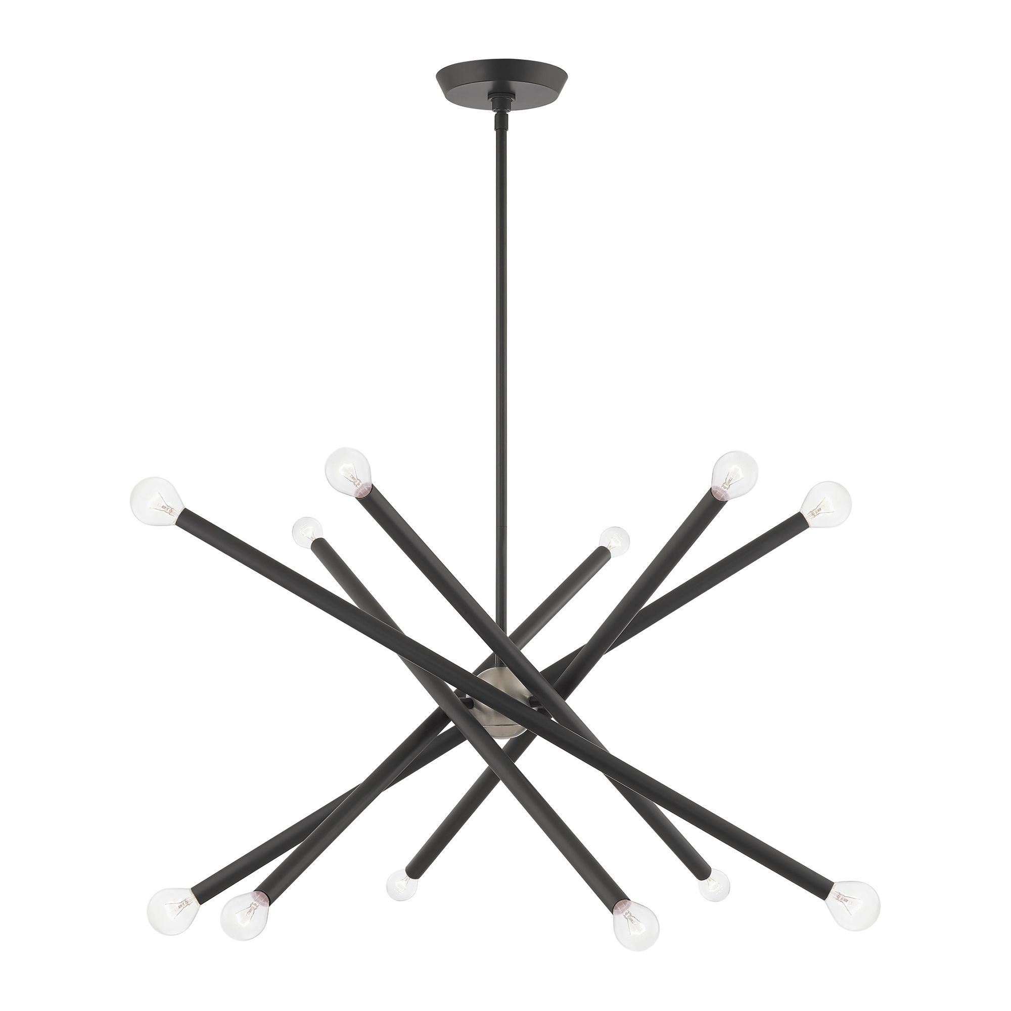 Soho 27 1/2" Wide Scandinavian Gray 12-Light Chandelier
