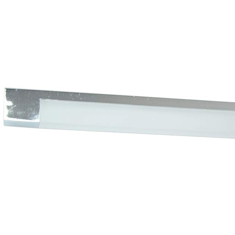 Image 3 Soho 28 1/4"W Electroplated Polished Chrome LED Bath Light more views