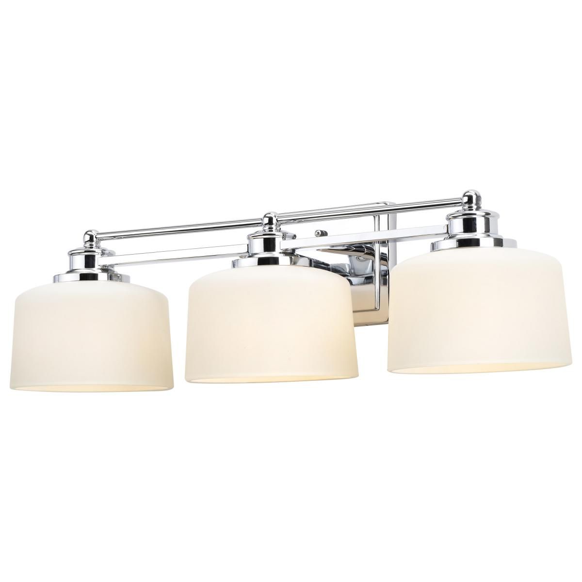 Image 2 Soho; 3 Light; Vanity Fixture with Satin White Glass more views