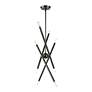 7_Soho 31 1/2" Wide Black Chrome 8-Light Linear Chandelier more views