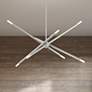 Thumbnail1 of Soho 31 1/2" Wide Brushed Nickel 8-Light Linear Chandelier