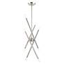7_Soho 31 1/2" Wide Brushed Nickel 8-Light Linear Chandelier more views