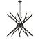 Soho 37 1/2" Wide Black Chrome 20-Light Chandelier