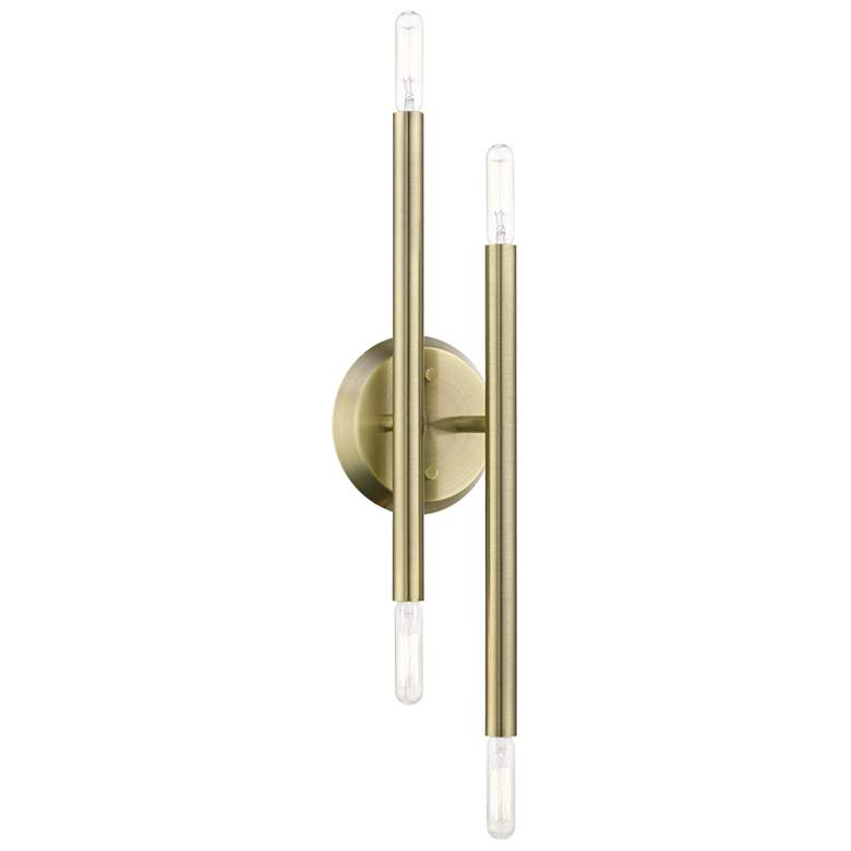 Image 2 Soho 4 Light Antique Brass ADA Sconce