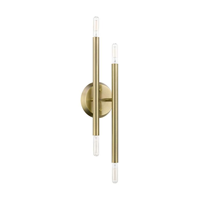 Image 3 Soho 4 Light Antique Brass ADA Sconce more views