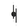 5_Soho 4 Light Black ADA Sconce with Brushed Nickel Accents more views