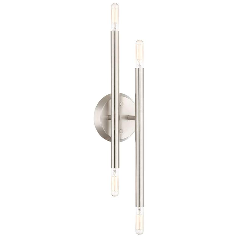 Image 2 Soho 4 Light Brushed Nickel ADA Wall Sconce