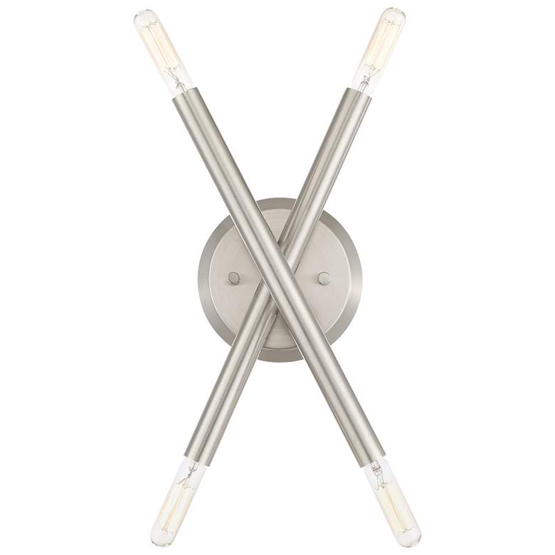 Image 2 Soho 4 Light Brushed Nickel ADA Wall Sconce