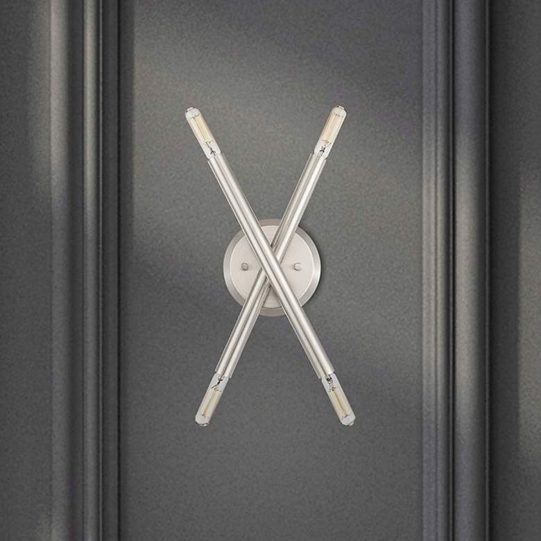 Image 1 Soho 4 Light Brushed Nickel ADA Wall Sconce