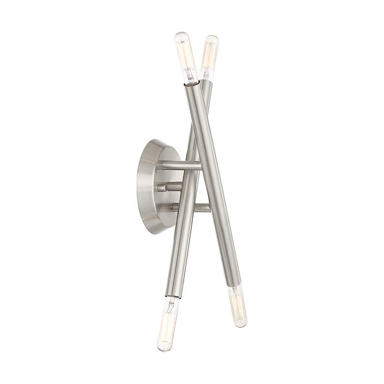 Image 4 Soho 4 Light Brushed Nickel ADA Wall Sconce more views
