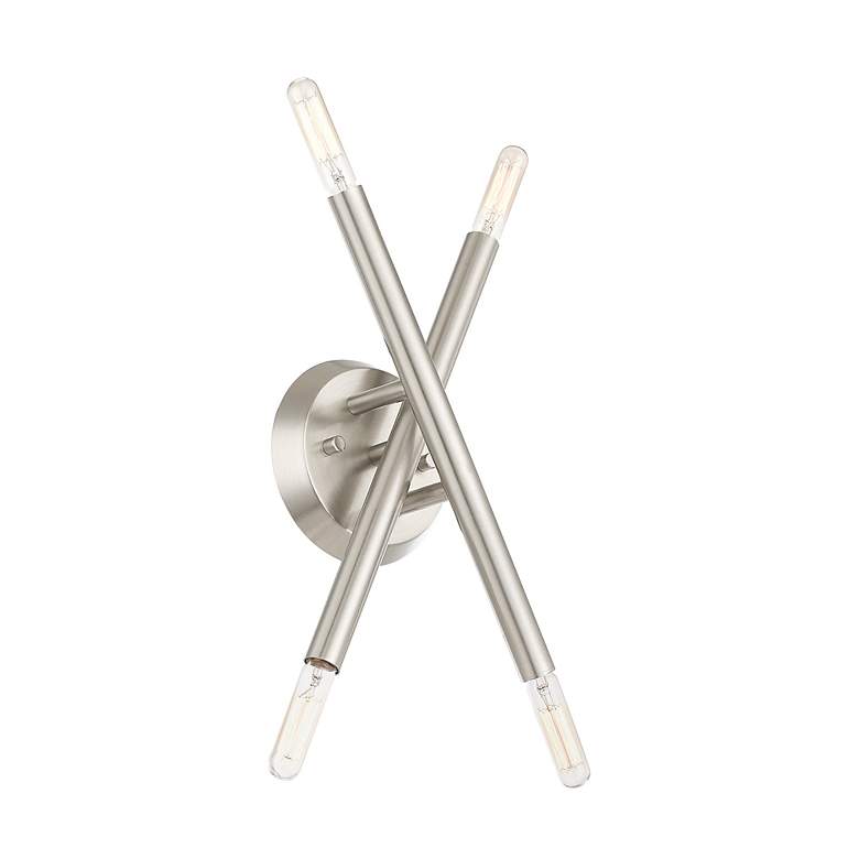 Image 6 Soho 4 Light Brushed Nickel ADA Wall Sconce more views