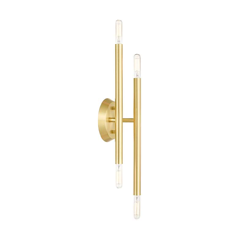 Image 5 Soho 4 Light Satin Brass ADA Wall Sconce more views