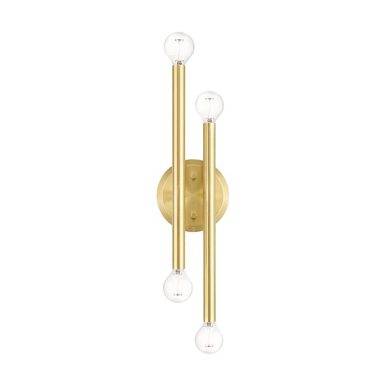 Image 7 Soho 4 Light Satin Brass ADA Wall Sconce more views