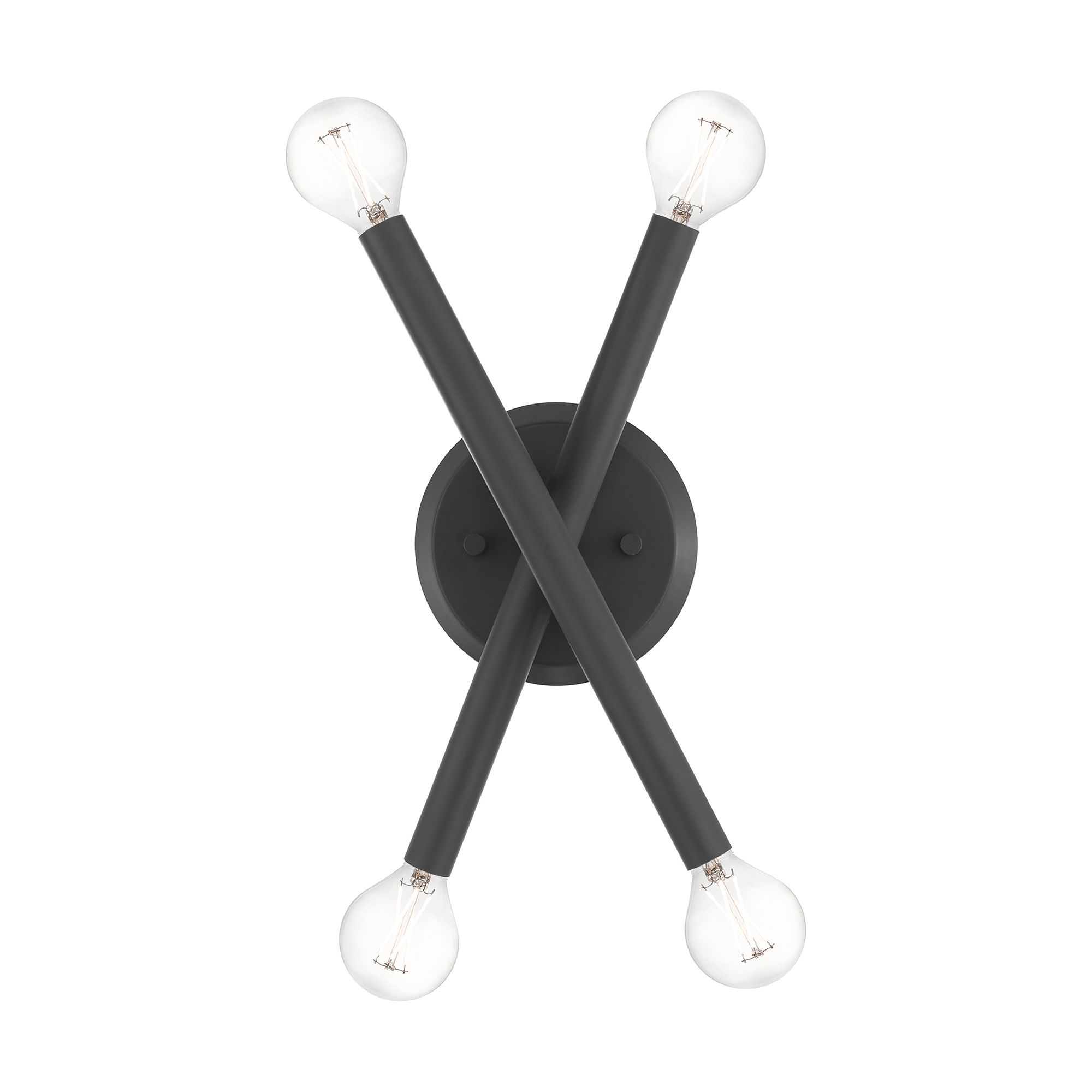 Soho 4 Light Scandinavian Gray ADA Wall Sconce