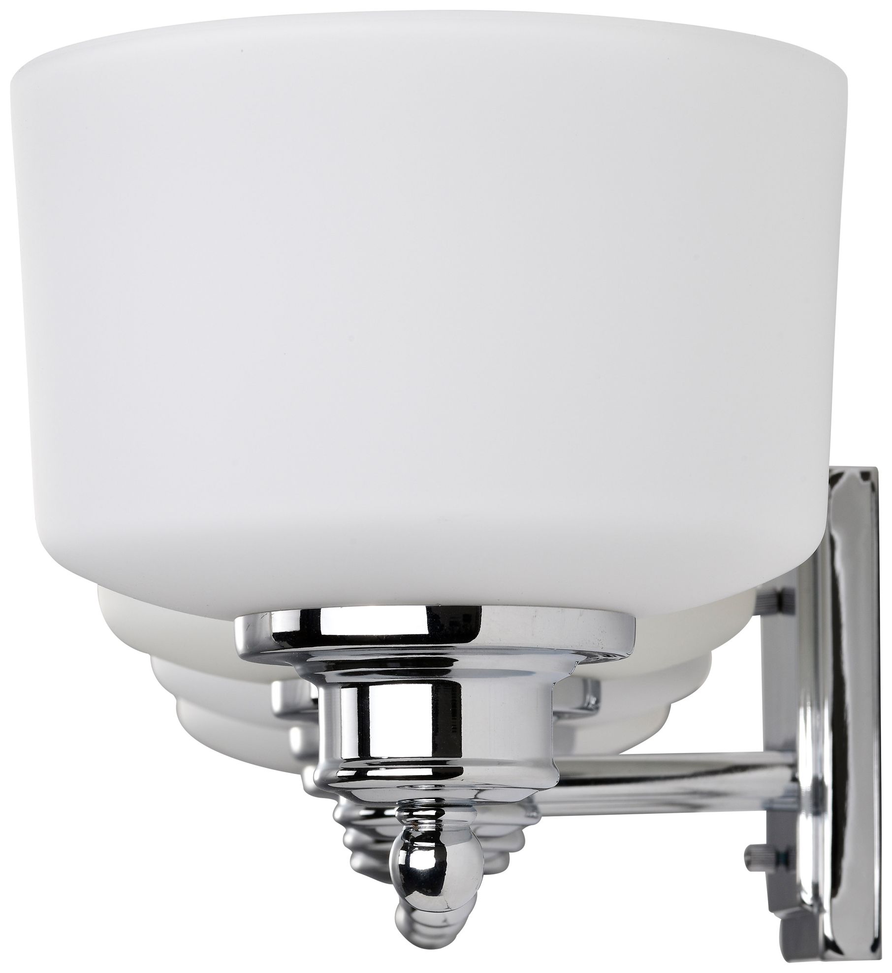 Image 6 Soho; 4 Light; Vanity Fixture with Satin White Glass more views