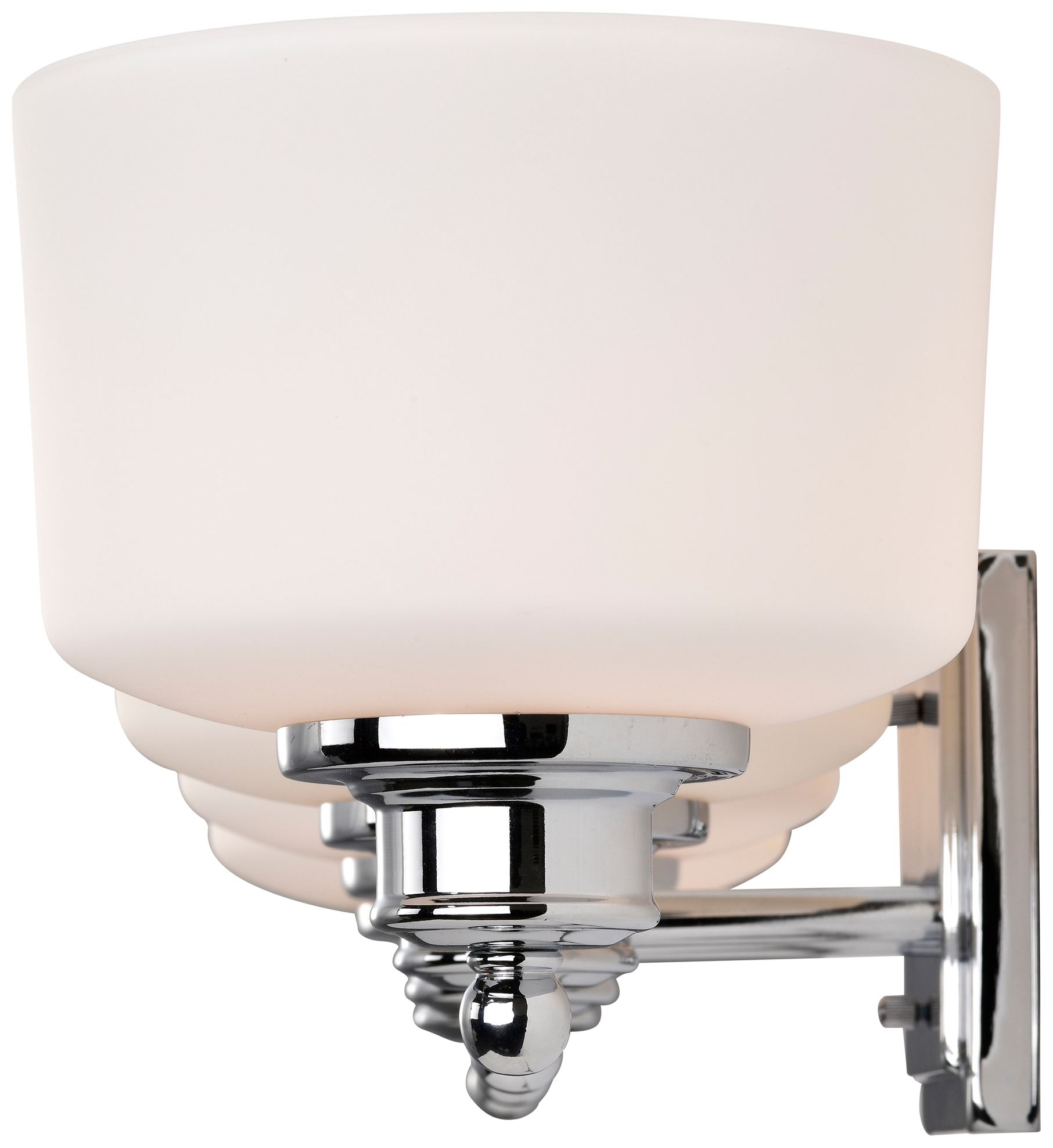 Image 7 Soho; 4 Light; Vanity Fixture with Satin White Glass more views