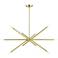 Soho 40 1/2" Wide Satin Brass 10-Light Sputnik Pendant